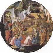 Sandro Botticelli filippo lippi,Adoration of the Magi (mk36) USA oil painting artist